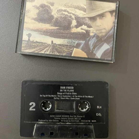 Don Freed –On the Plains Cassette Tape VG+ C43 - Picture 1 of 2